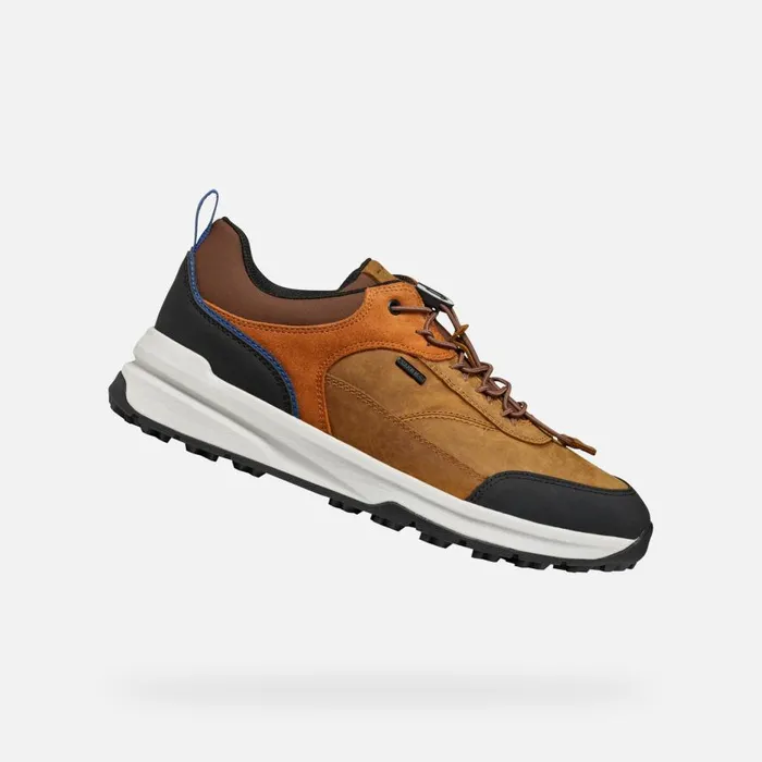 Geox Sneakers STERRATRAIL GRIP ABX MAN Ochre Waterproof Trainers Ochre 8211 Man Geox Sneakers STERRATRAIL GRIP ABX MAN Ochre Waterproof Trainers Ochre 8211 Man