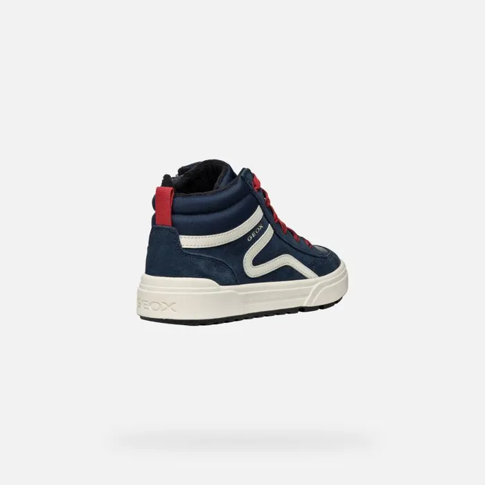 Geox Sneakers WEEMBLE BOY NavyRed High Top Sneakers Navyred 8211 Kids