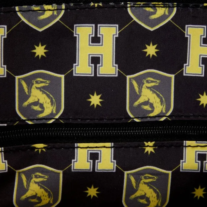 Harry Potter Hufflepuff Patch Varsity Plaid Crossbody Bag Unisex Loungefly Crossbody Bags Harry Potter Hufflepuff Patch Varsity Plaid Crossbody Bag Unisex Loungefly Crossbody Bags