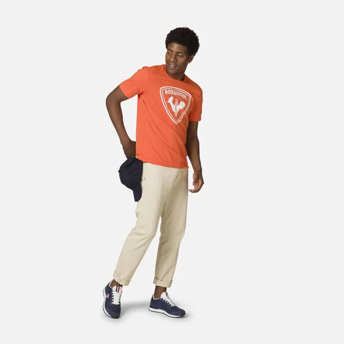 Herren Polos Und TShirts Rossignol Logo Rossignol HerrenTShirt Flameorange