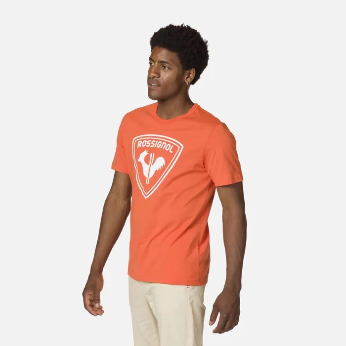 Herren Polos Und TShirts Rossignol Logo Rossignol HerrenTShirt Flameorange