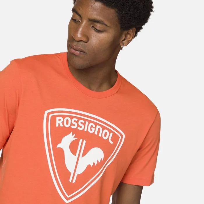 Herren Polos Und TShirts Rossignol Logo Rossignol HerrenTShirt Flameorange