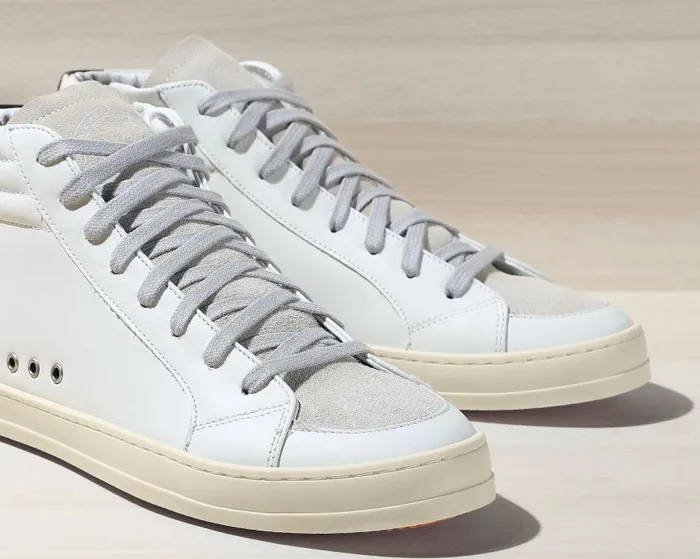High Tops Mens P448 Skate WhiteBrown