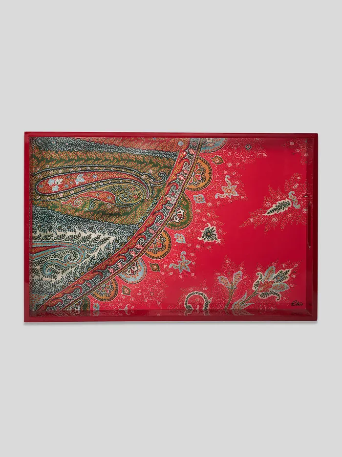 Home Paisley Design Tray Etro Home Accessories