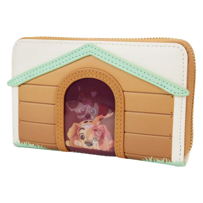 I Heart Disney Dogs Doghouse Triple Lenticular Zip Around Wallet Unisex Loungefly Bags and Wallets I Heart Disney Dogs Doghouse Triple Lenticular Zip Around Wallet Unisex Loungefly Bags and Wallets
