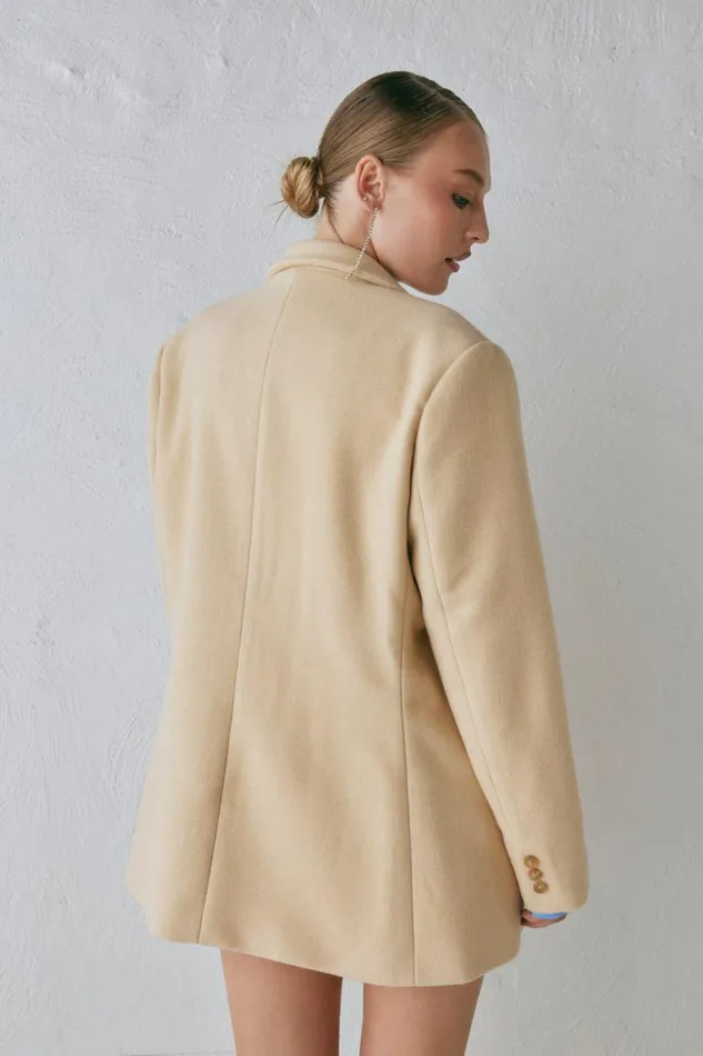 JacketsCoats Women VRG GRL Nada Blazer Butter JacketsCoats Women VRG GRL Nada Blazer Butter