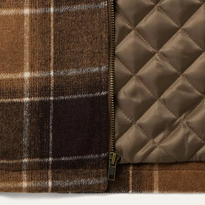 Jackets Men Stetson Brown Plaid Western Coat Brown