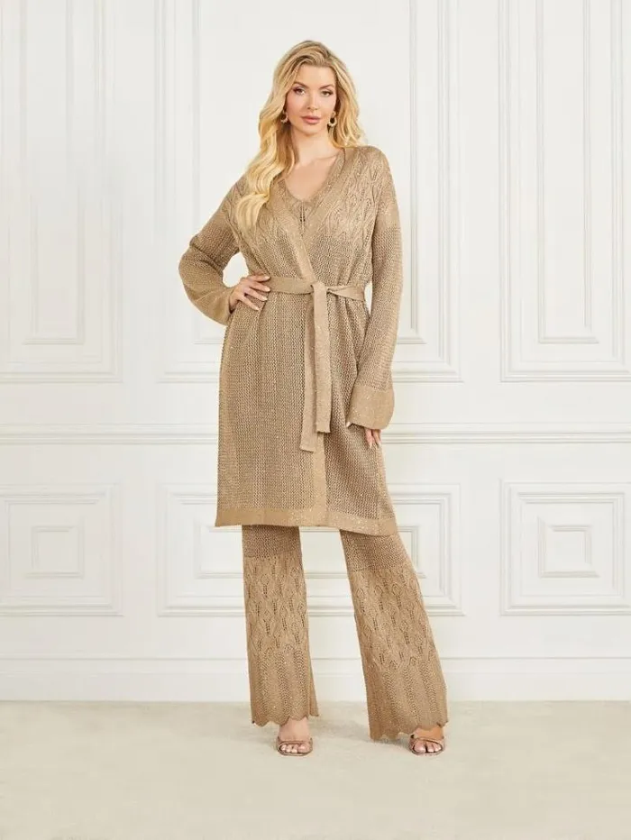 Jackets Women Marciano Whitney Long Sweater Cardigan English Cake Multi Jackets Women Marciano Whitney Long Sweater Cardigan English Cake Multi