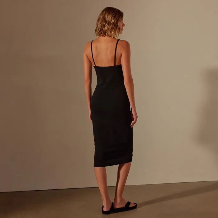 James Perse DressesJumpsuits Lotus Rib Cami Dress Black 8211 Women