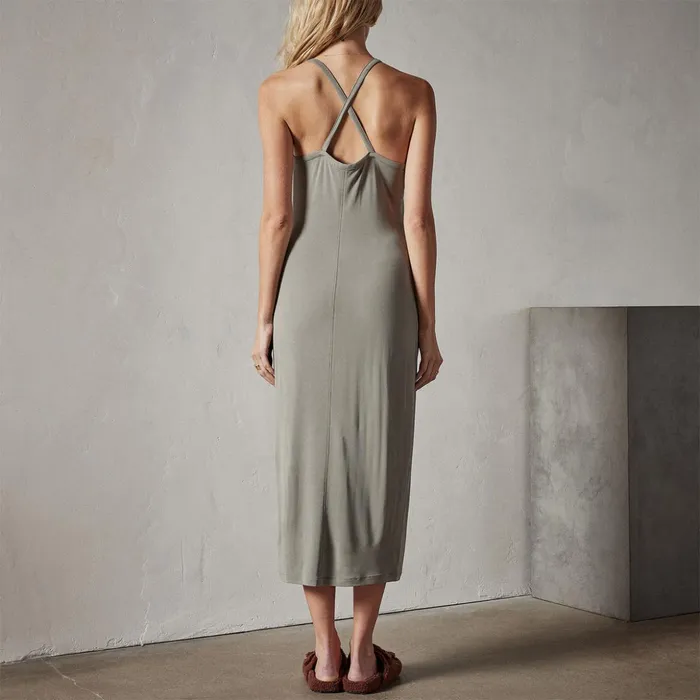 James Perse DressesJumpsuits Matte Jersey Dress Concrete 8211 Women