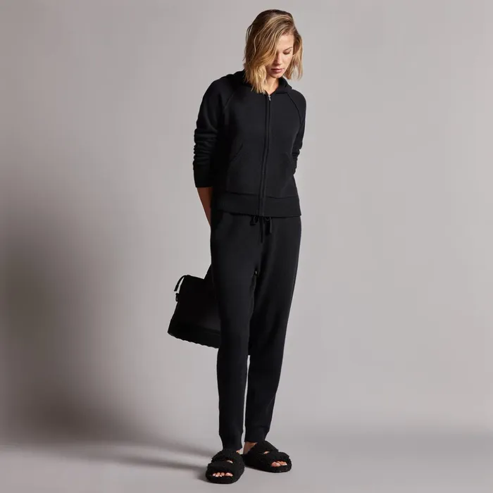 James Perse Lounge WomenSINGLEQUOTEADDEDs Cashmere Track Set Black 8211 Women