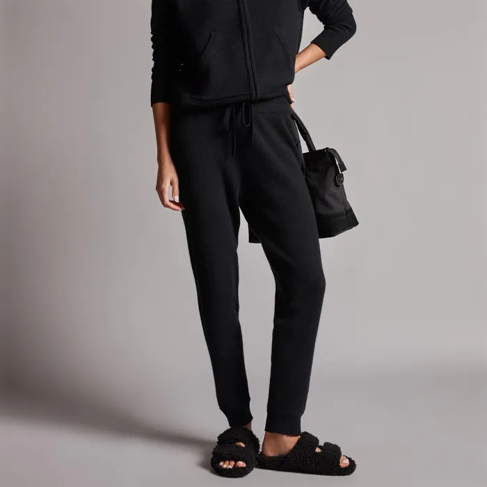 James Perse Lounge WomenSINGLEQUOTEADDEDs Cashmere Track Set Black 8211 Women
