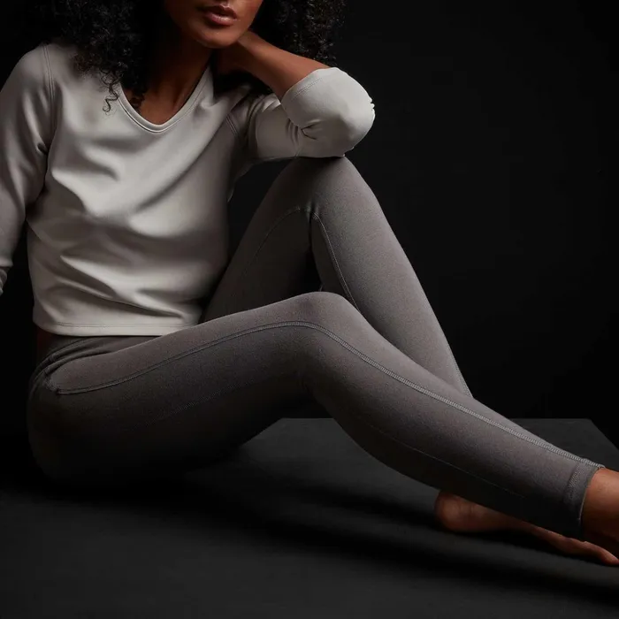 James Perse Performance Bottoms Seamed Lounge Legging Burro 8211 Women