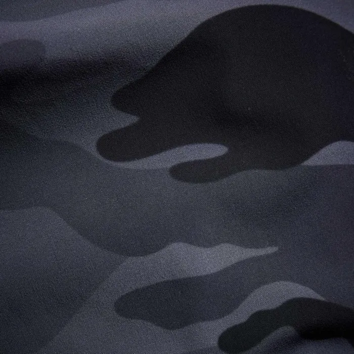 James Perse Performance Swim Camo Curve Hem Hybrid Trunk Black Sea Camoblack 8211 Men