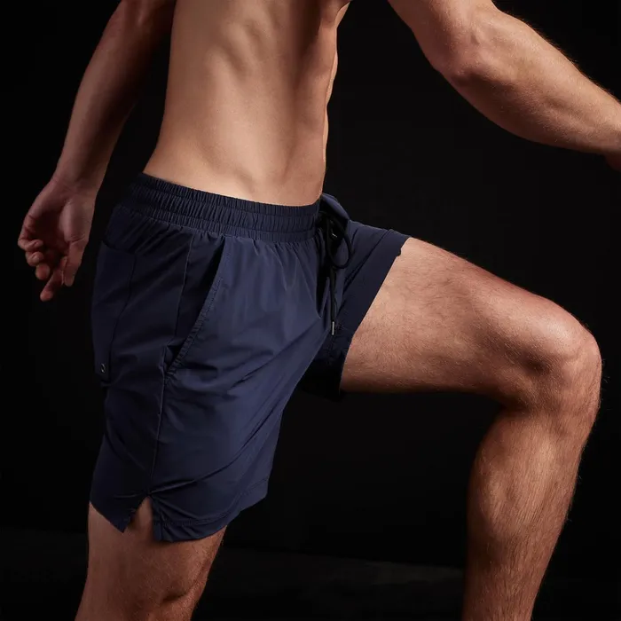James Perse Performance Swim Split Hem Boardshort True Navy 8211 Men