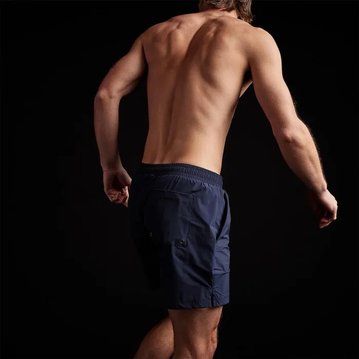 James Perse Performance Swim Split Hem Boardshort True Navy 8211 Men