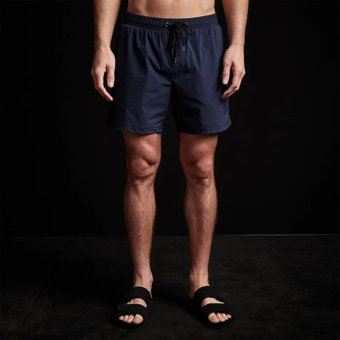 James Perse Performance Swim Split Hem Boardshort True Navy 8211 Men