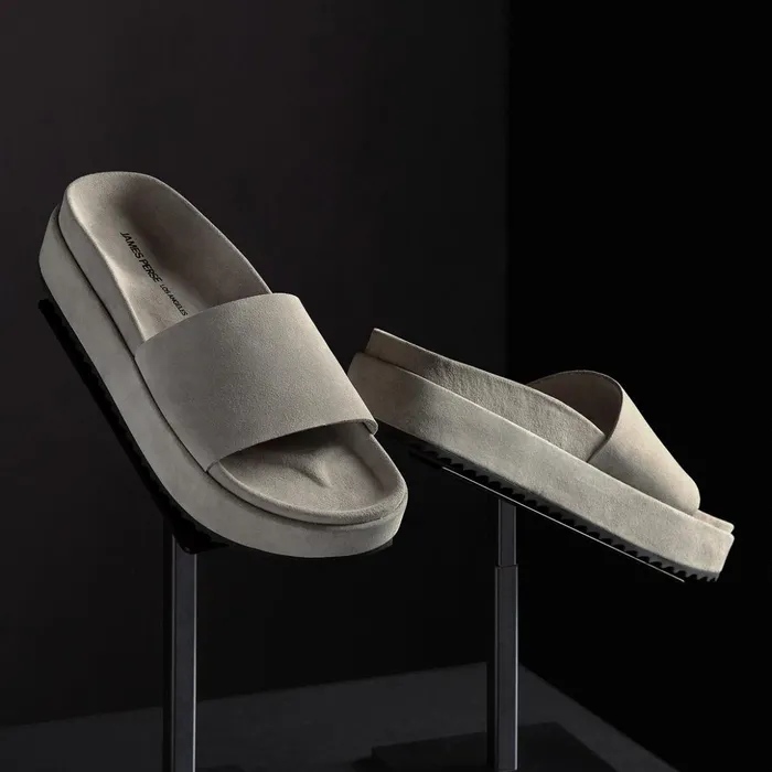 James Perse Sandals WomenSINGLEQUOTEADDEDs Single Strap Platform Slide Earth 8211 Women