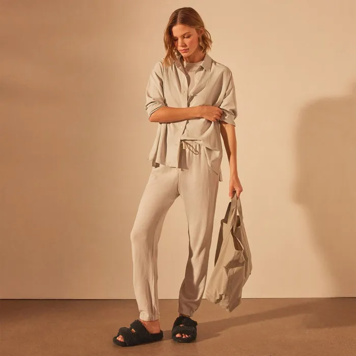 James Perse Sweat TopsBottoms French Terry Sweat Pant Salt Pigment 8211 Women James Perse Sweat TopsBottoms French Terry Sweat Pant Salt Pigment 8211 Women