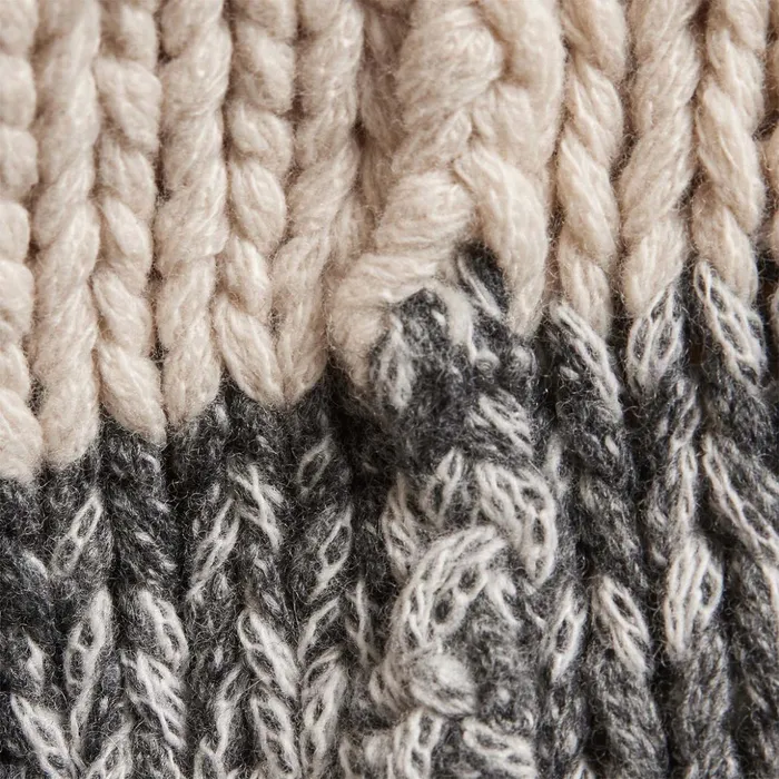 James Perse Sweaters Chunky Knit Cardigan Ivorygrey Marl 8211 Women