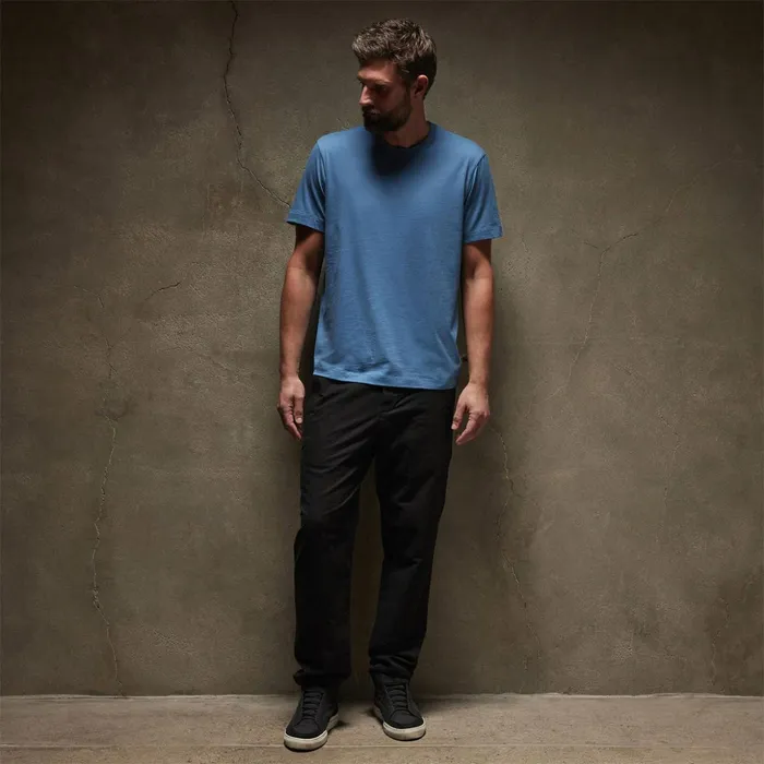 James Perse TShirts Brushed Lotus Crew Spectrum Blue 8211 Men