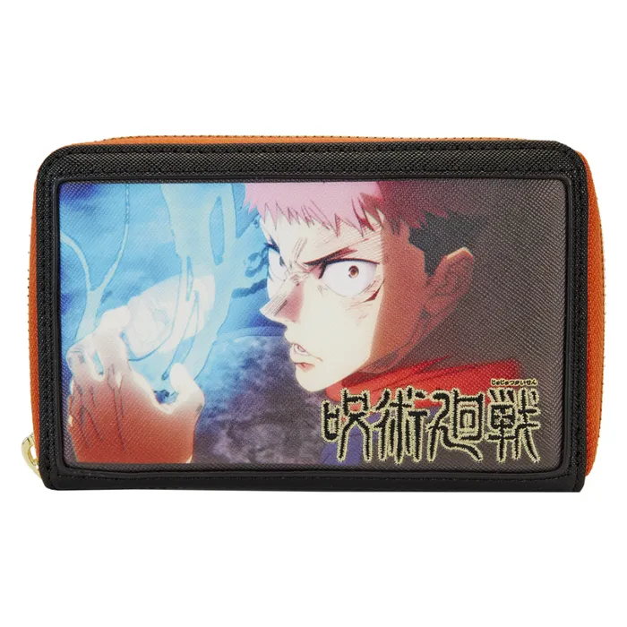 Jujutsu Kaisen Yuji Itadori Cosplay Zip Around Wallet Unisex Loungefly Bags and Wallets Jujutsu Kaisen Yuji Itadori Cosplay Zip Around Wallet Unisex Loungefly Bags and Wallets
