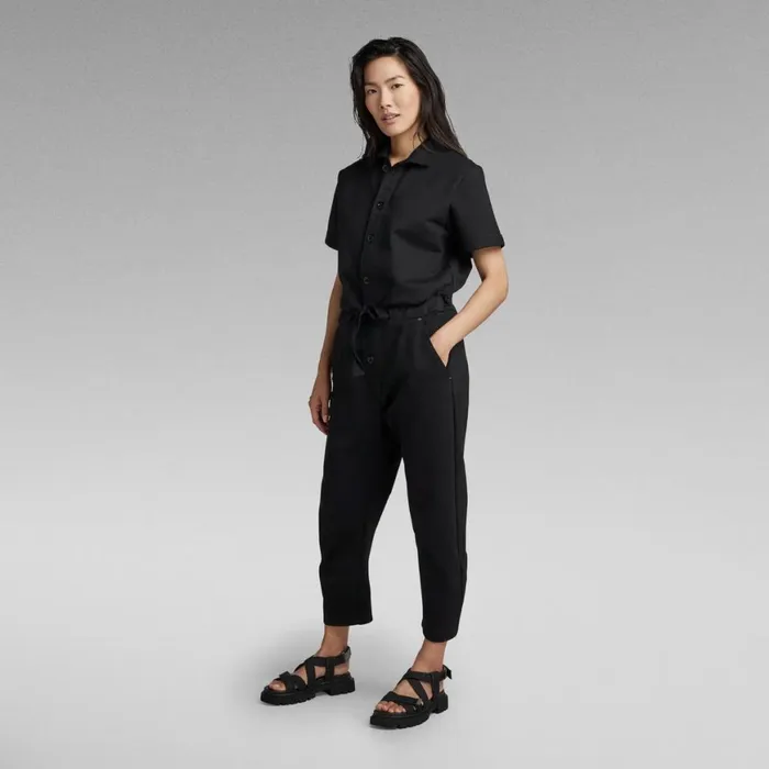 Jumpsuits Women GStar RAW Jersey Jumpsuit Dark Black