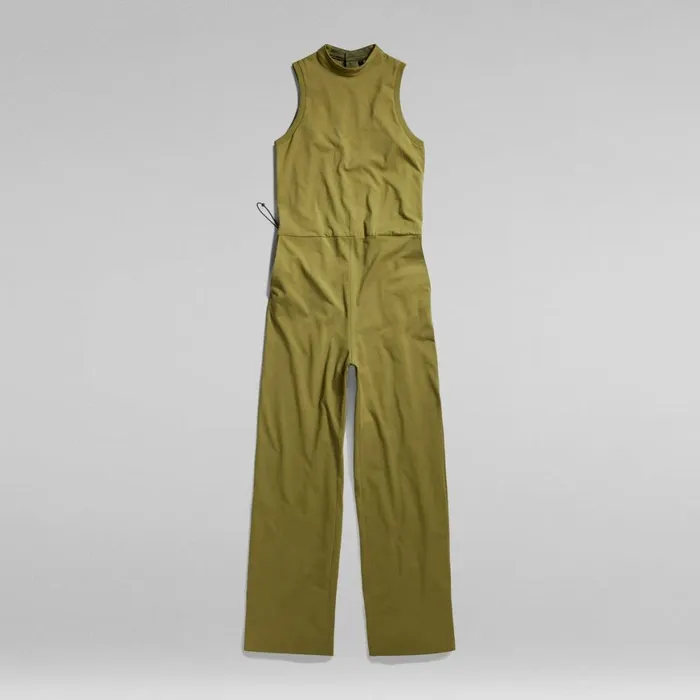 Jumpsuits Women GStar RAW Open Back Jumpsuit Smoke Olive