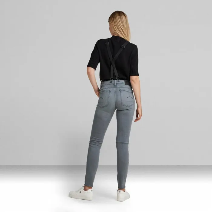 Jumpsuits Women GStar RAW Radar Slim Dungaree Sun Faded Moon Grey