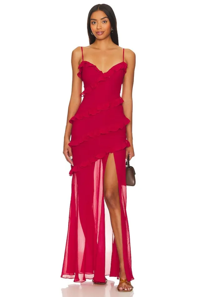 Karlie Gown Red Women Lovers and Friends Dresses