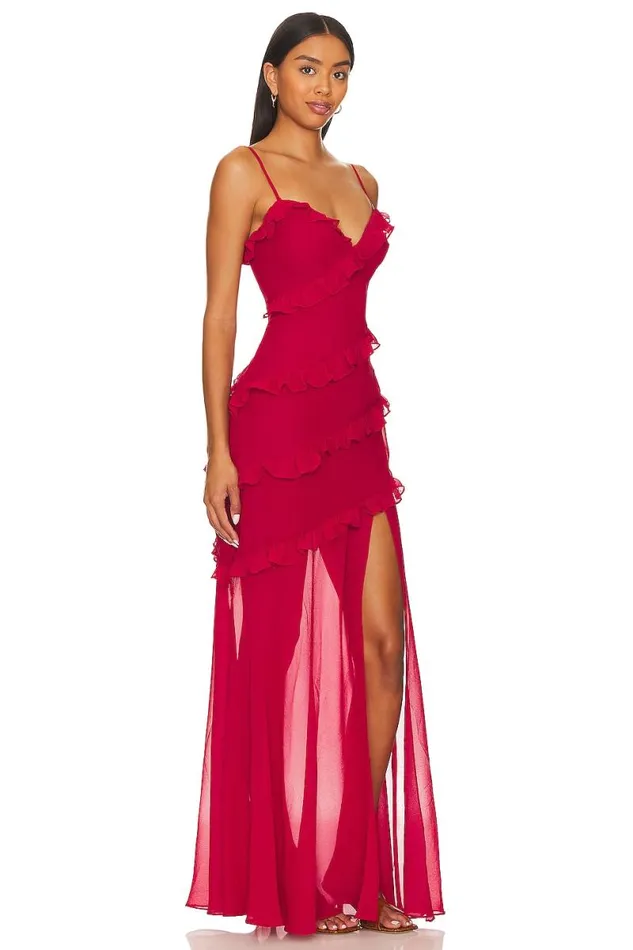 Karlie Gown Red Women Lovers and Friends Dresses