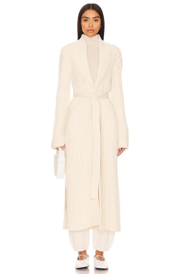 Katherine Long Cardigan Cream Women Lovers and Friends Sweaters and Knits