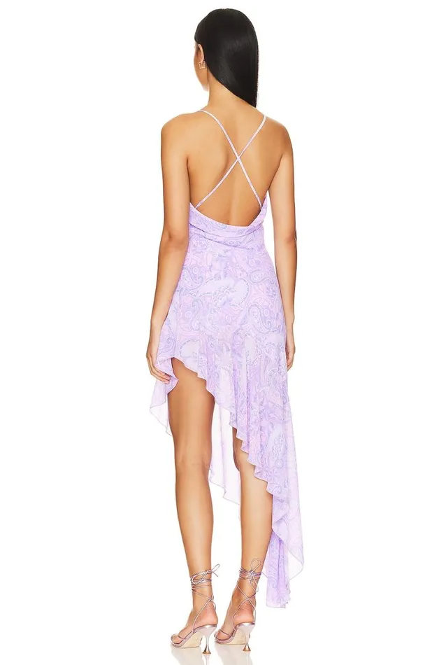 Keoni Asymmetrical Dress 2000 Paisley Women Lovers and Friends Dresses