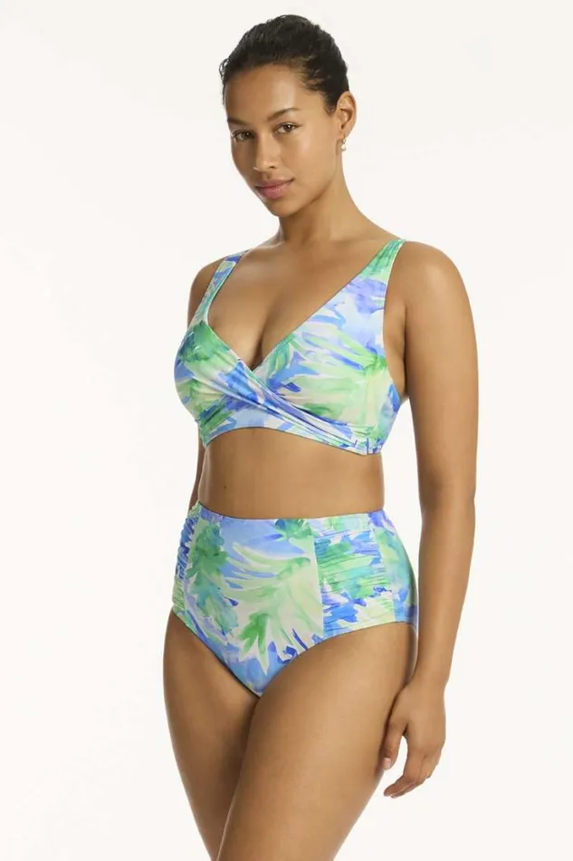 Key Largo High Waist Gathered Side Pant Key Largo Women Sea Level Bottoms