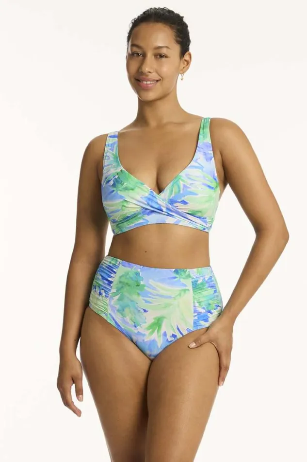 Key Largo High Waist Gathered Side Pant Key Largo Women Sea Level Bottoms