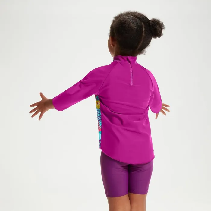 Kids Girl039s Rash Vests Speedo Infant Girls039 Long Sleeve Rash Top Purple