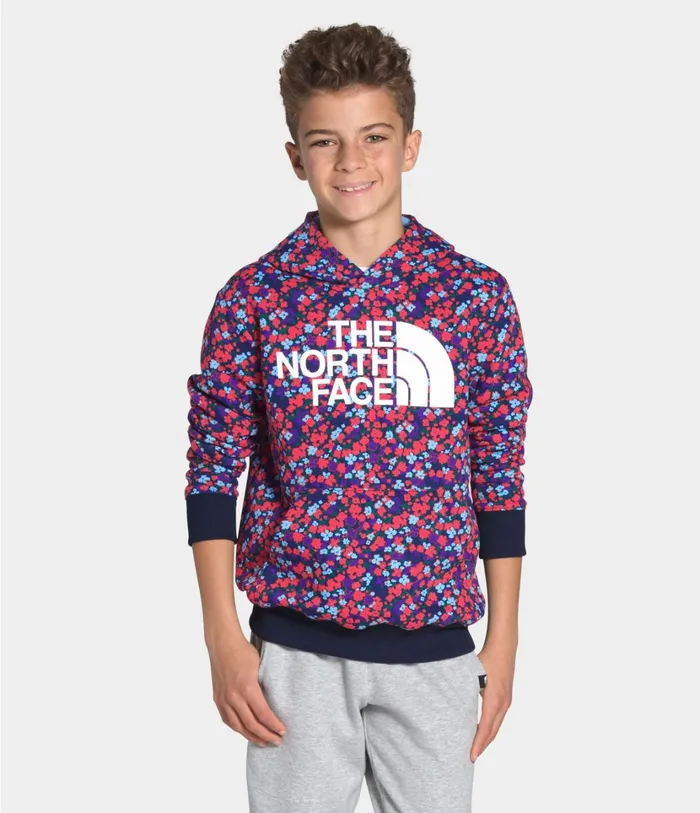 Kids Logowear Pullover Hoodie Paradise Pink Wildflower Print The North Face Fleece Kids Logowear Pullover Hoodie Paradise Pink Wildflower Print The North Face Fleece