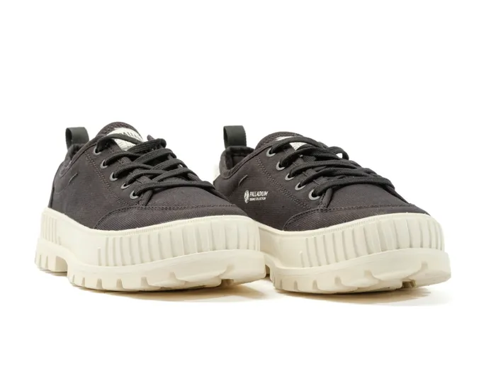 Kids Sneakers PALLADIUM PALLASHOCK LO ORGANIC 2 Black Kids Sneakers PALLADIUM PALLASHOCK LO ORGANIC 2 Black