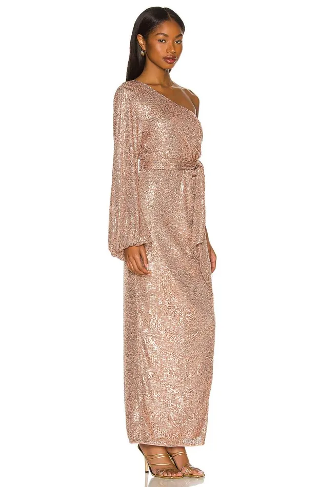 Life Of The Party Gown Rose Gold Women Lovers and Friends Dresses