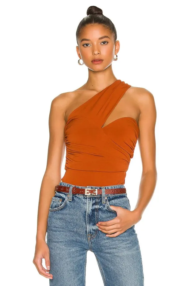 Liv Bodysuit Ginger Brown Women Lovers and Friends Tops