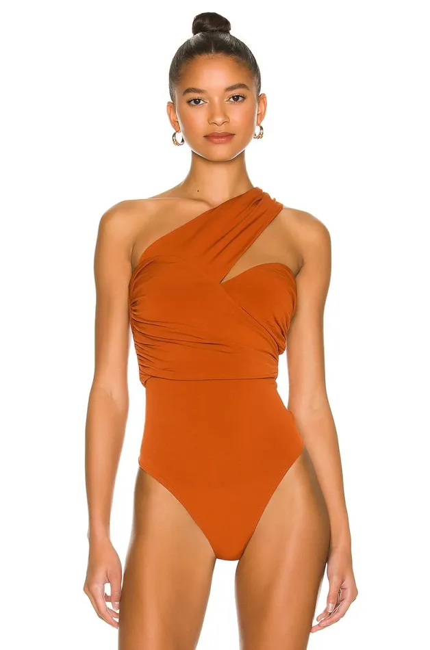 Liv Bodysuit Ginger Brown Women Lovers and Friends Tops