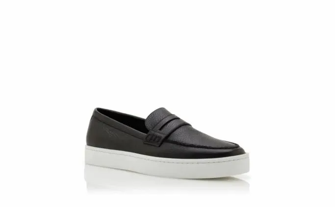 Loafers Men Manolo Blahnik ELLISBlack Calf Leather SlipOn Loafers Loafers Men Manolo Blahnik ELLISBlack Calf Leather SlipOn Loafers