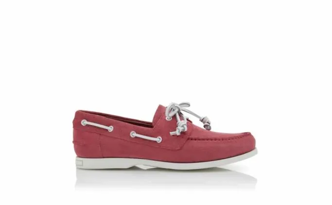Loafers Men Manolo Blahnik SIDMOUTHPink Suede Boat Shoes Loafers Men Manolo Blahnik SIDMOUTHPink Suede Boat Shoes