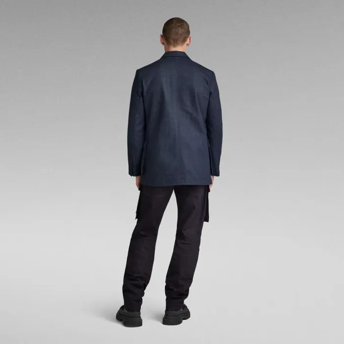 Loose Men GStar RAW GSRR Navy 5620 Regular Selvedge Jeans Raw Denim