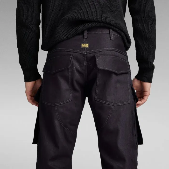 Loose Men GStar RAW GSRR Navy 5620 Regular Selvedge Jeans Raw Denim