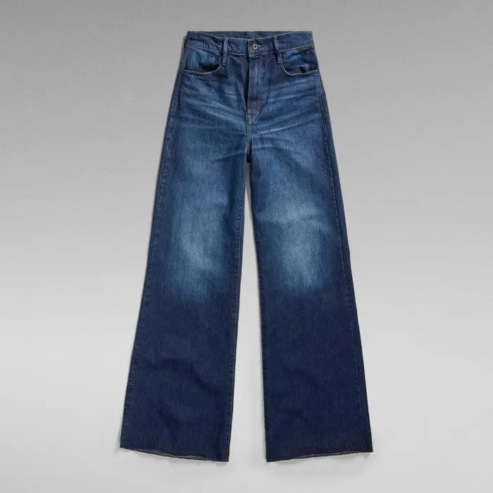 Loose Women GStar RAW Deck Ultra High Wide Leg Jeans Worn In Night Time