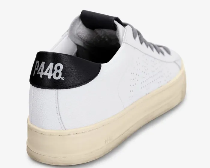 Low Tops Mens P448 Jack Recycled WhiteBlack Low Tops Mens P448 Jack Recycled WhiteBlack