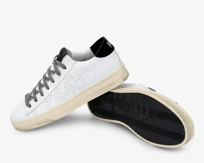 Low Tops Mens P448 Jack Recycled WhiteBlack Low Tops Mens P448 Jack Recycled WhiteBlack