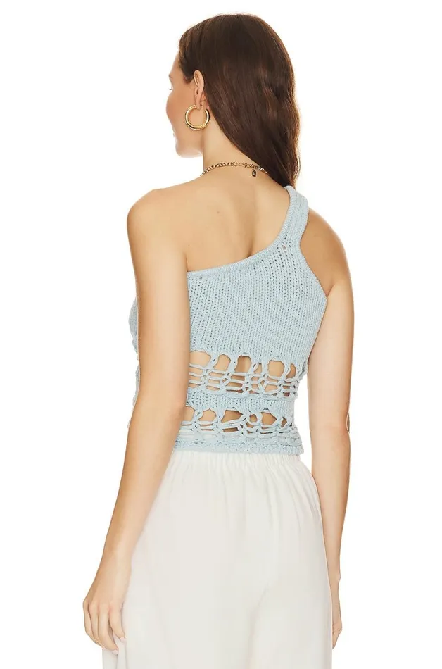 Luca Knit Top Light Blue Women Lovers and Friends Tops