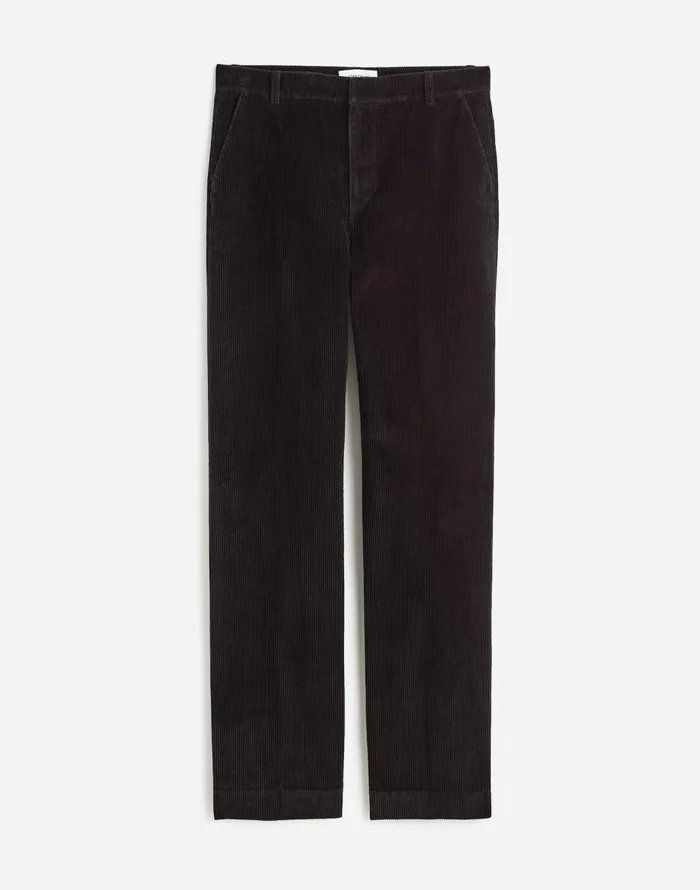 Madewell Alexa Chung For Madewell Corduroy Trousers Jet Black Women Pants